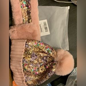 NWOT Girls Hat and Scarf Set